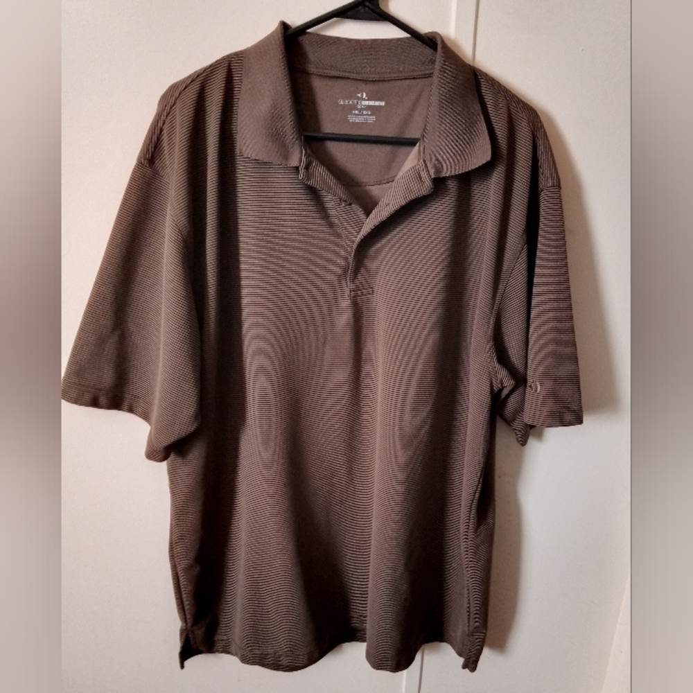 Grand Slam Golf Dark Brown Polo Shirt Men's Size XXL